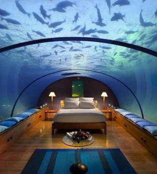 Imagine Sleeping 16 Feet Under The Sea In A Luxury Suite Fit For A Mermaid…