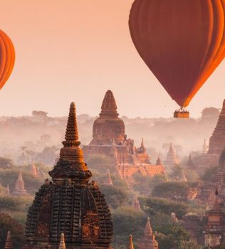 Float Over Myanmar’s Majestic Ancient Templates In A Hot Air Balloon… Like Indiana Jones!