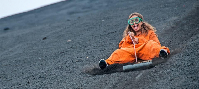 Scream Your Face Off As You Rocket Down The Side of Nicaragua’s Most Active Volcano